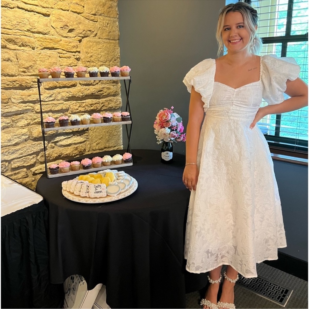 Stunning White midi Dress!!!!